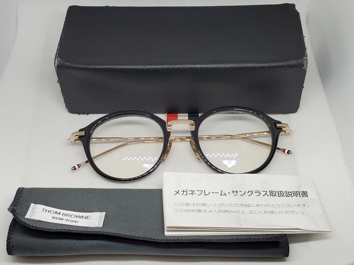 トムブラウン THOM BROWNE EYEWEAR TB-011A 49-