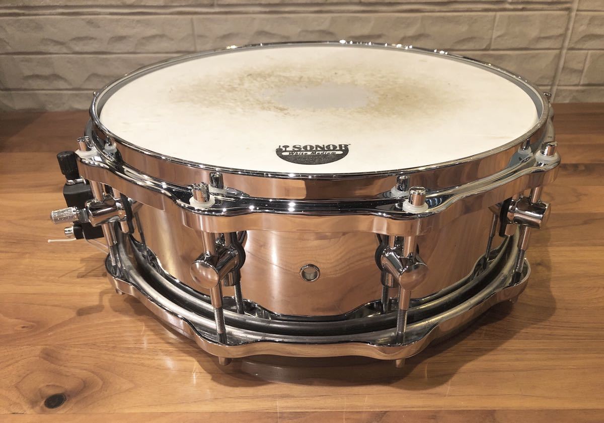 値下げ レア！SONOR S CLASSIX Steelドイツ製スネア-