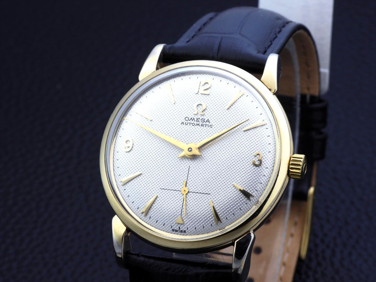 オメガ Vintage OMEGA 2402-5C/ Cal.344 Bumper Automatic Silver Pattern Dial メンズ ,ボーイズ 自動巻き(OH済み ) / 32 mm_画像3