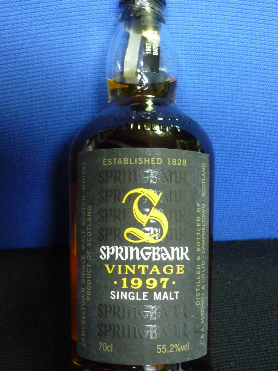 スプリングバンク 1997 バッチ1 カスクストレングス55.2% 700ml スプリングバンク 1997 バッチ1 カスクストレングス55.2% 700ml