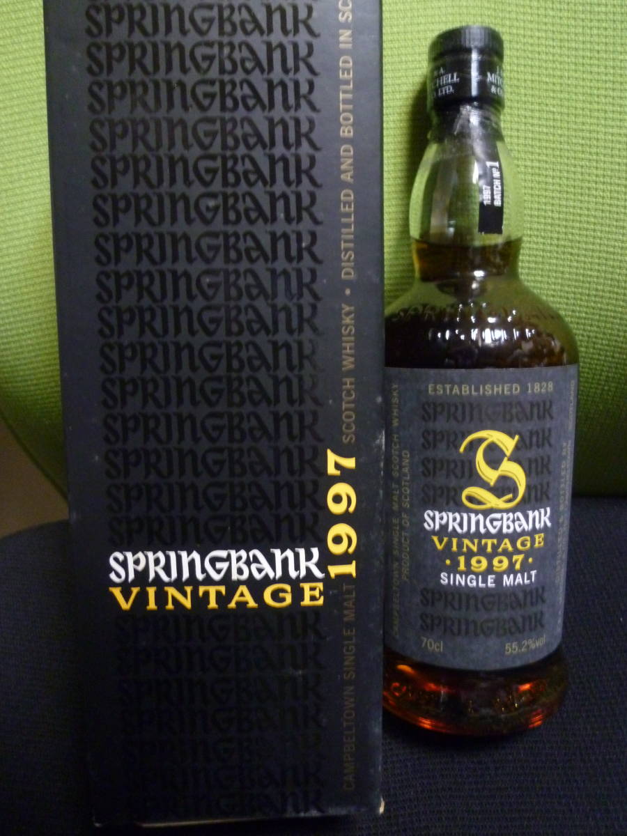 スプリングバンク 1997 バッチ1 カスクストレングス55.2% 700ml スプリングバンク 1997 バッチ1 カスクストレングス55.2% 700ml