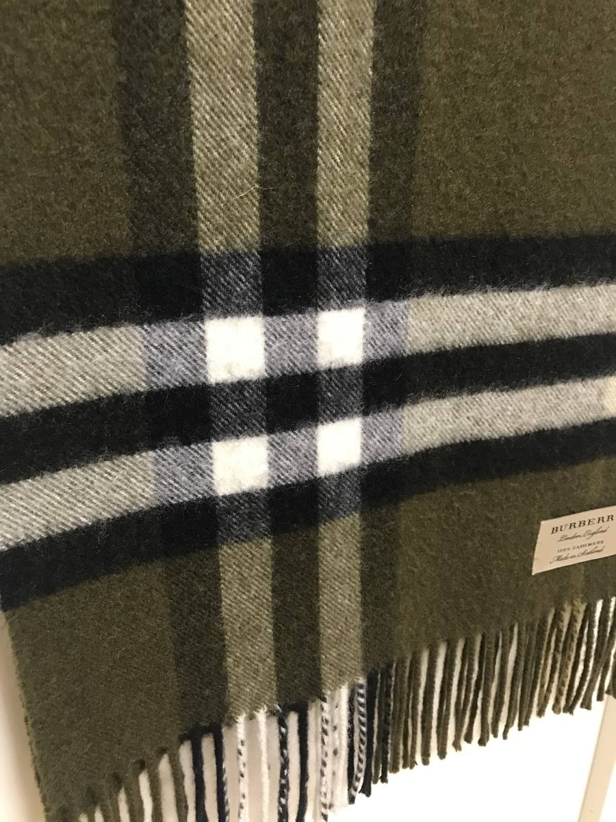 女の子向けプレゼント集結小物Burberry バーバリー グリーン系マフラーBurberry バーバリー グリーン