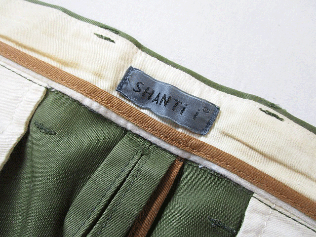 (D) SHANTii シャンティー SO TIRED チノパン S グリーン パンツ_画像3