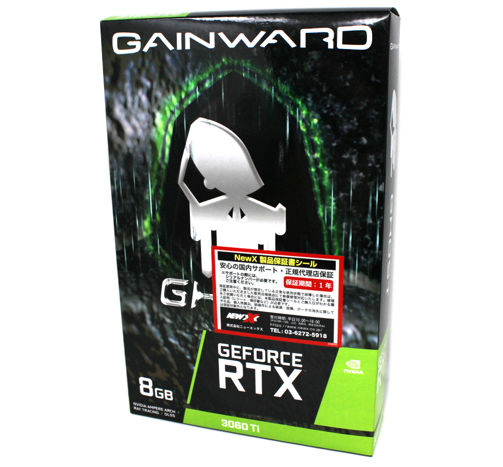 即日発送】 RTX3060Ti Gainward GeForce RTX 3060Ti GHOST 8G V1