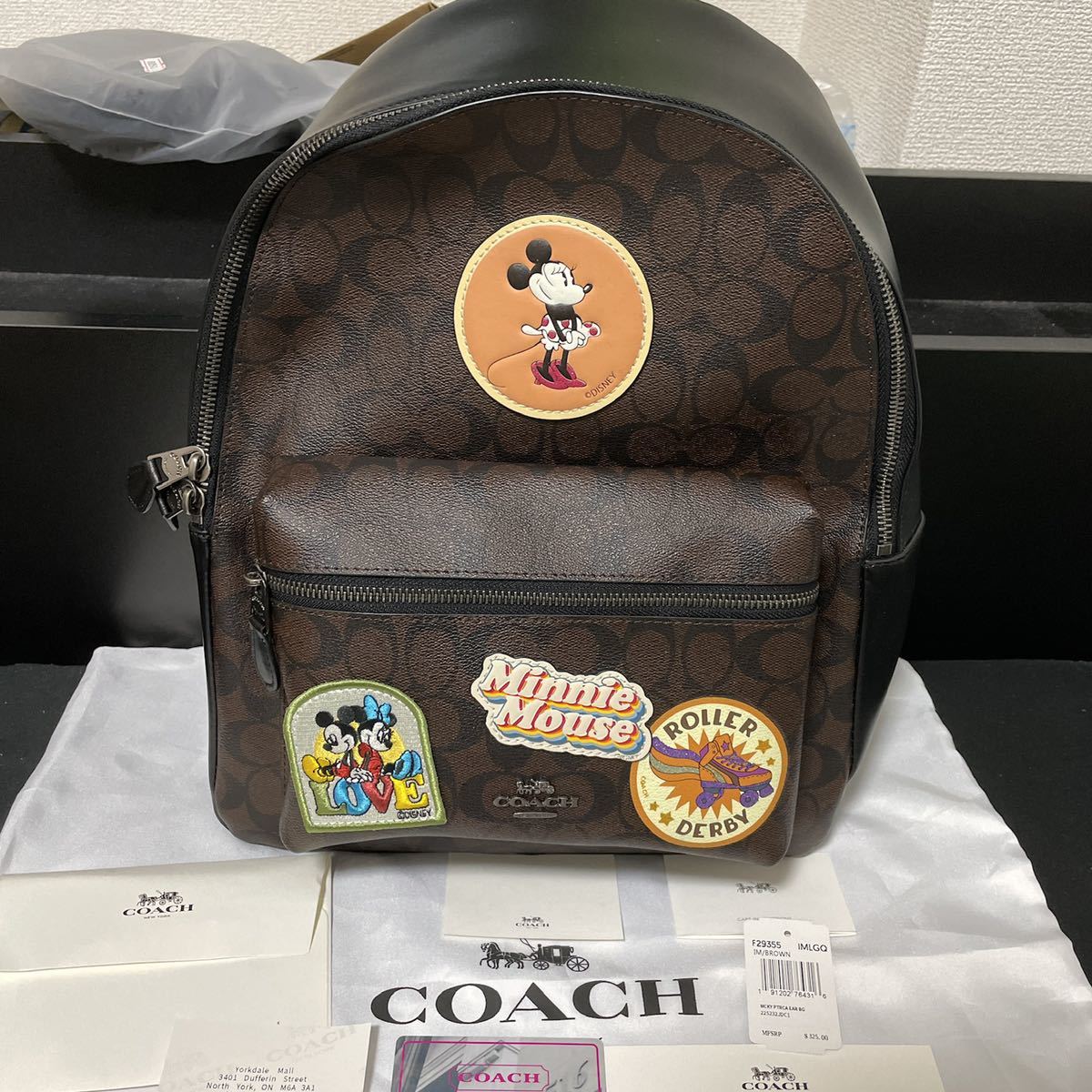 35 Off Coach コーチ 美品 F ディズニー Disney バックパック ディズニーコラボ リュック ミッキー その他バッグ Comisariatolosandes Com