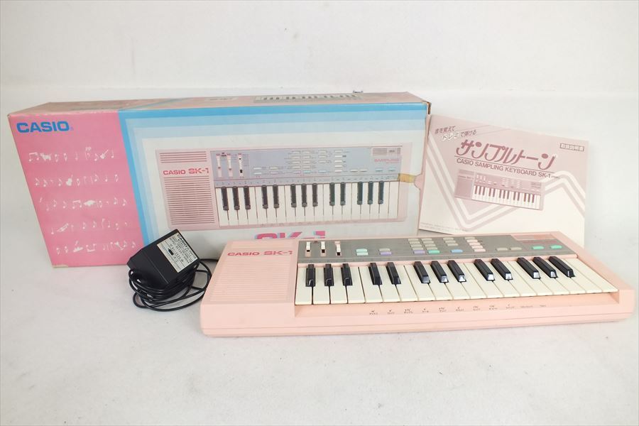 Yahoo!オークション - CASIO カシオ SK-1 ピンク キーボード Yahoo!オークション - CASIO カシオ SK-1 ピンク キーボード