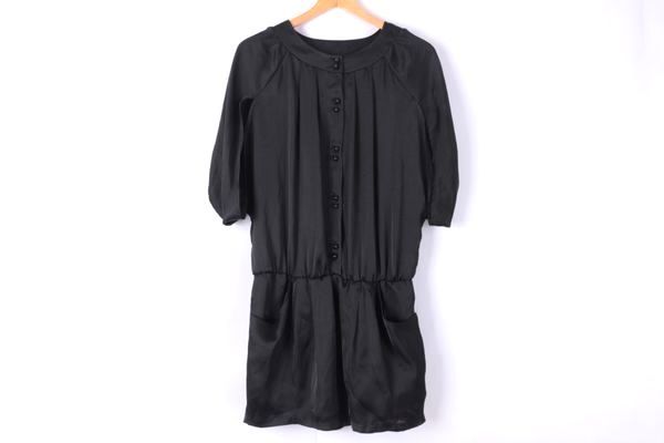  Proportion Body Dressing PROPORTION BODY DRESSING tunic One-piece lady's 3 size black black satin tops 