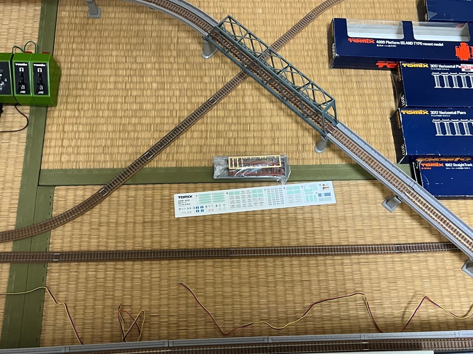 TOMIX製線路セット（一部複線高架駅）