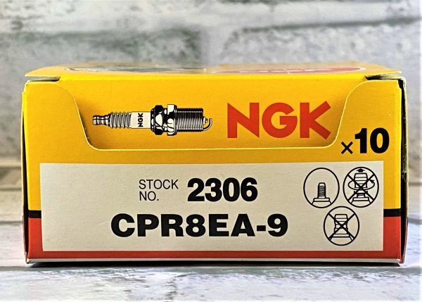 ＮＧＫ　ＣＰＲ８ＥＡー９　２本セット　ヤマハ　トリシティ１５５ＡＢＳ　ＳＧ３７Ｊ　１７ー　適合　新品！_画像3