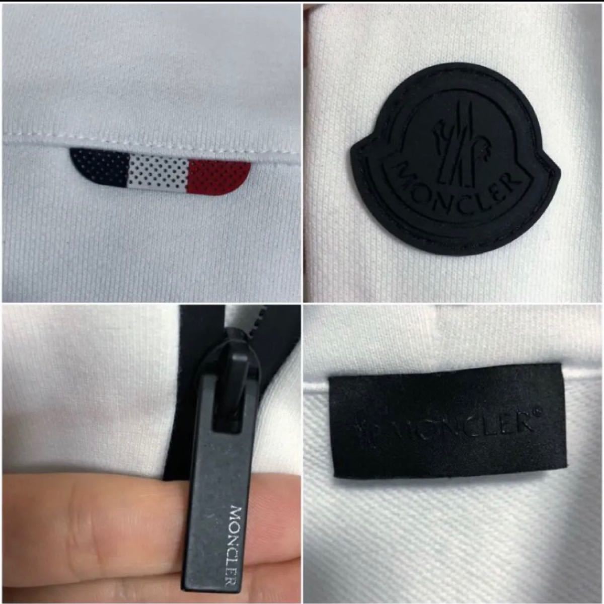 値段が激安 MONCLER モンクレール ハーフジップ フードロゴ パーカー ...