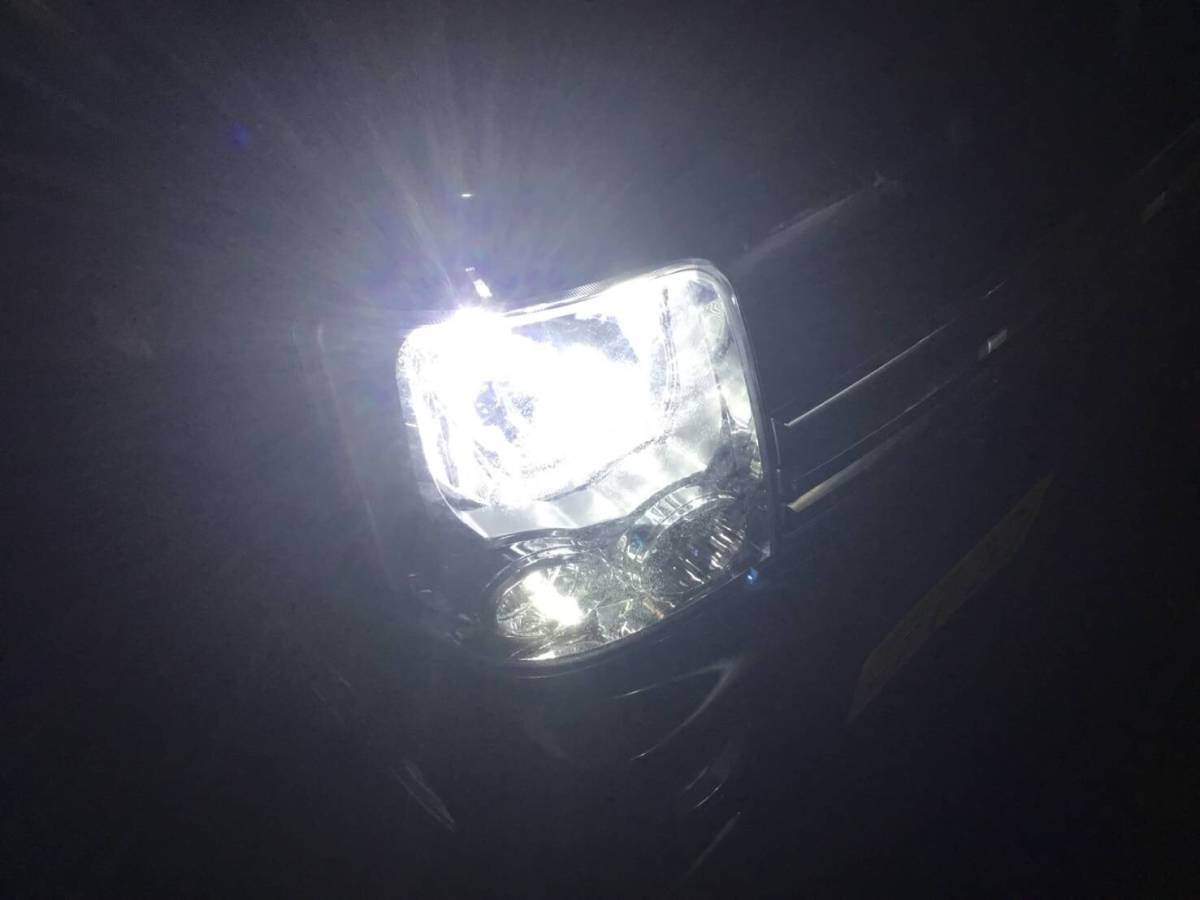 100系 ハイエース スーパーカスタムLTD前期 COB全面発光 LED ルームランプ バックランプ H4 ヘッドライト ウェッジ球セット 車内灯 交換用_画像7