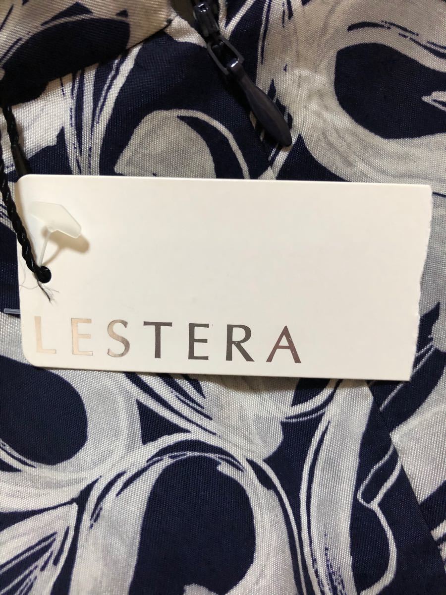 新品未使用品】LESTERA（レステラ）花柄ロングワンピース 38サイズ