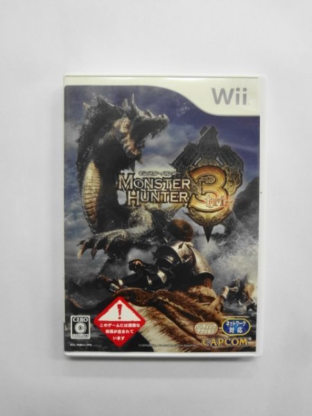 Wii21-065 任天堂 ニンテンドー Wii モンスターハンター3 トライ カプコン 人気 シリーズ レトロ ゲーム ソフト 取説なし