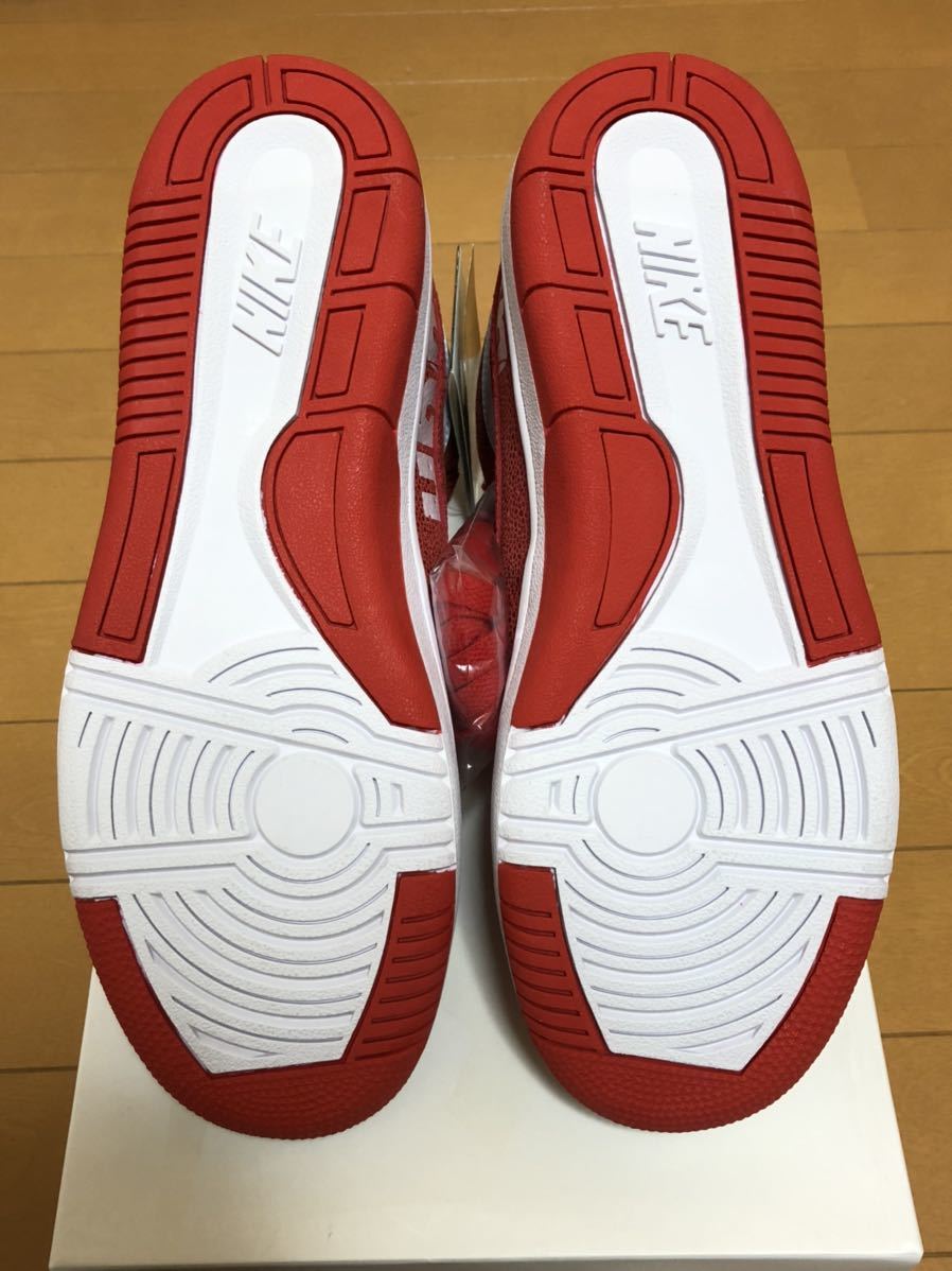 NIKE COURT FORCE SP FRAGMENT US9.0 27.0cm 新品未使用 UNVRSTY RED_画像7