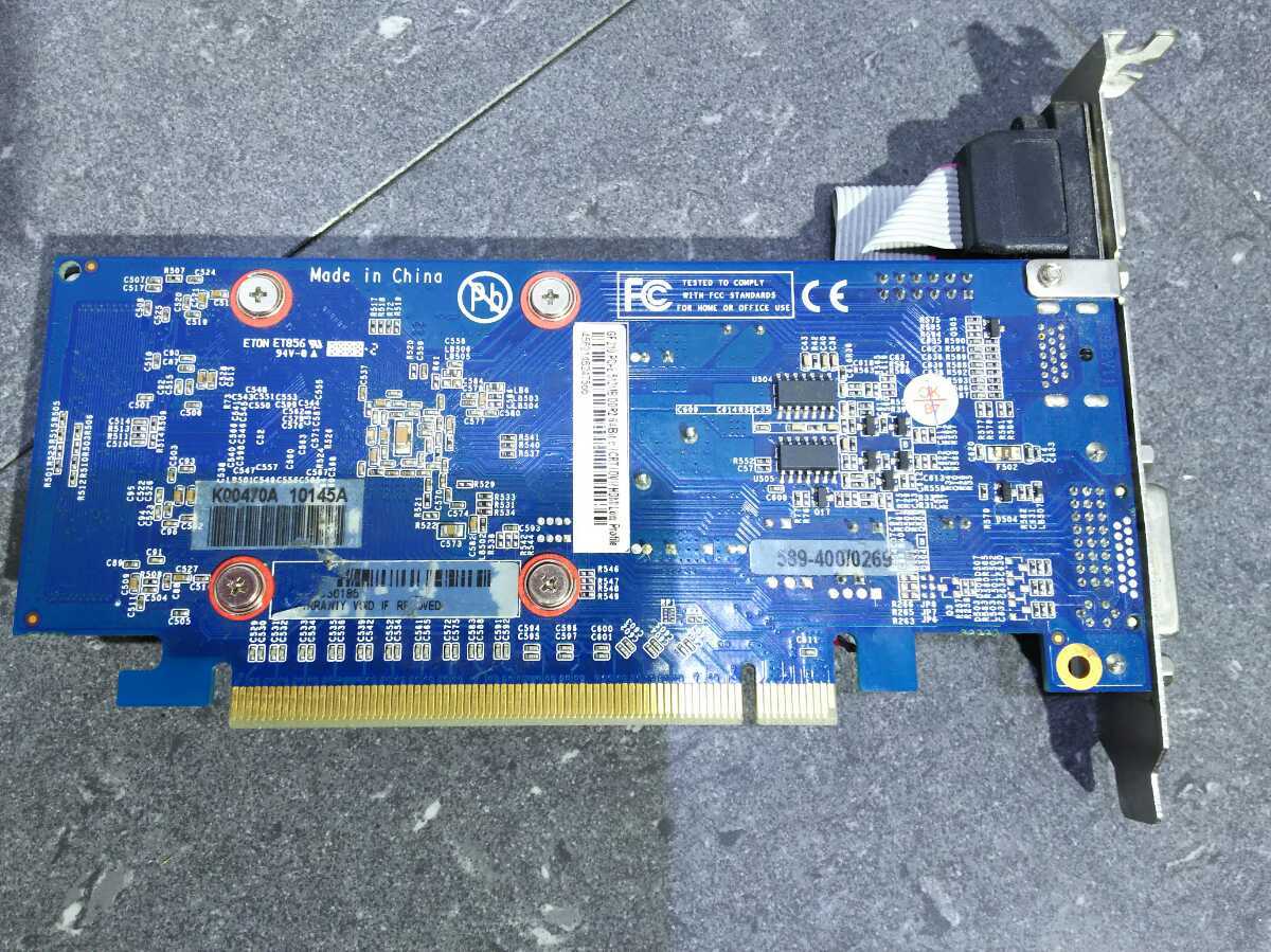 【中古動作品】管Y178 メーカー混在 グラフィックボード GIGABYTE NVDIA TRIO GALAXY 5個セット_画像6