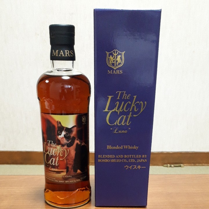 マルスウイスキーザラッキーキャットルナ1本