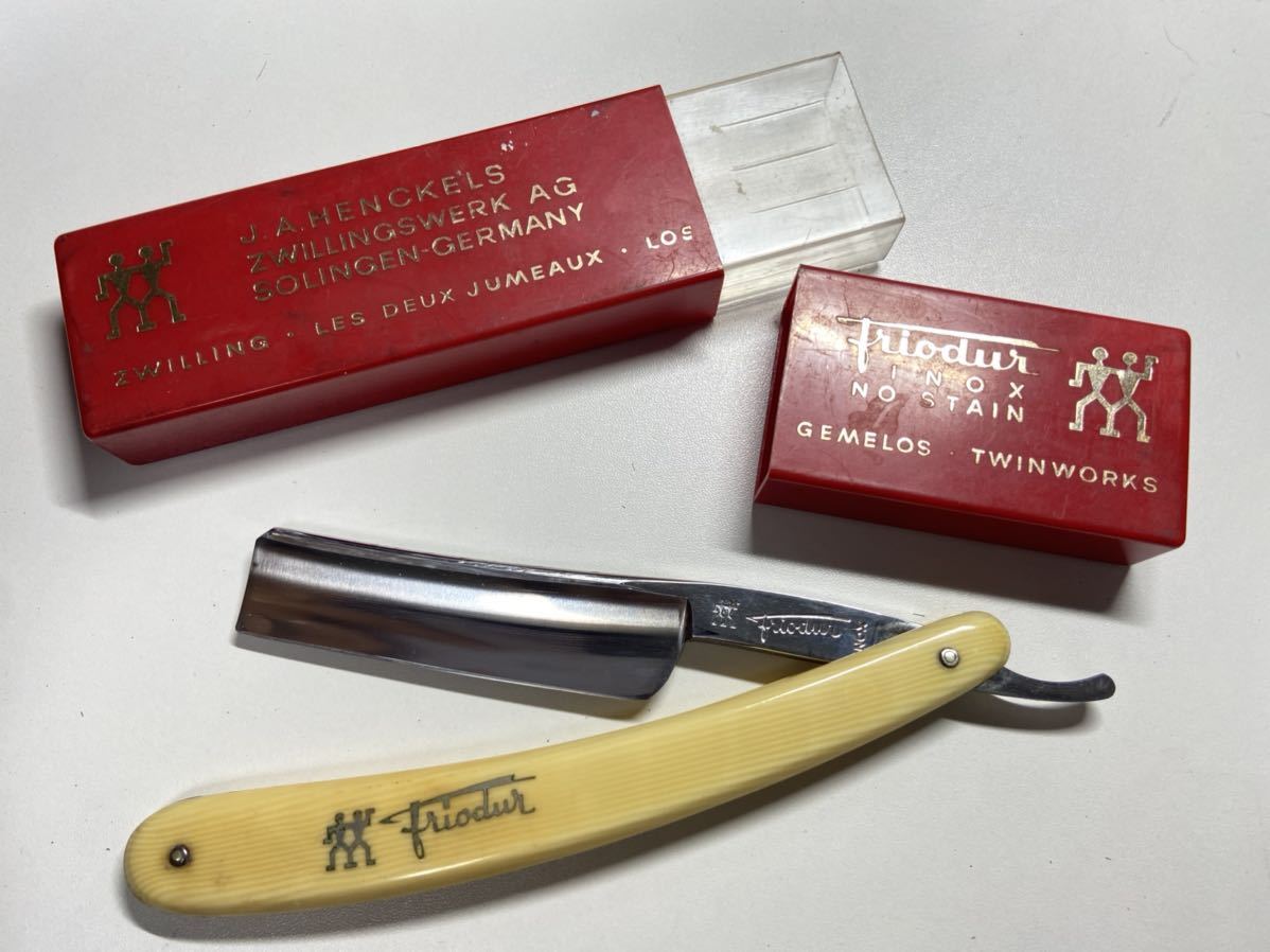 ◇未使用３本まとめて◇J.A.HENCKELS SOLINGEN 剃刀 理容品-