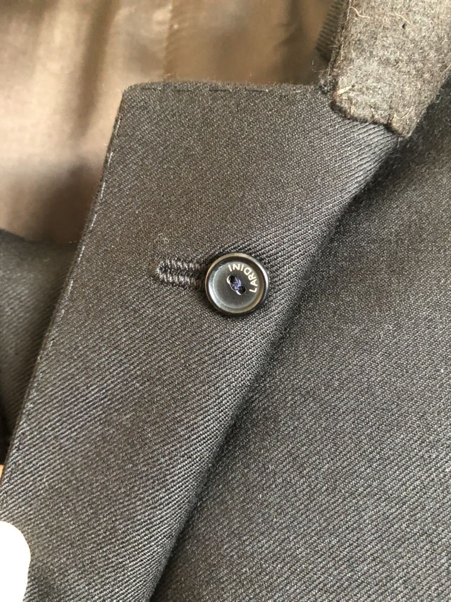 【6】ランディーニ LARDINI テーラードジャケット パンツ スラックス セットアップ シングルボタン 美品 3ボタン ウール_画像3