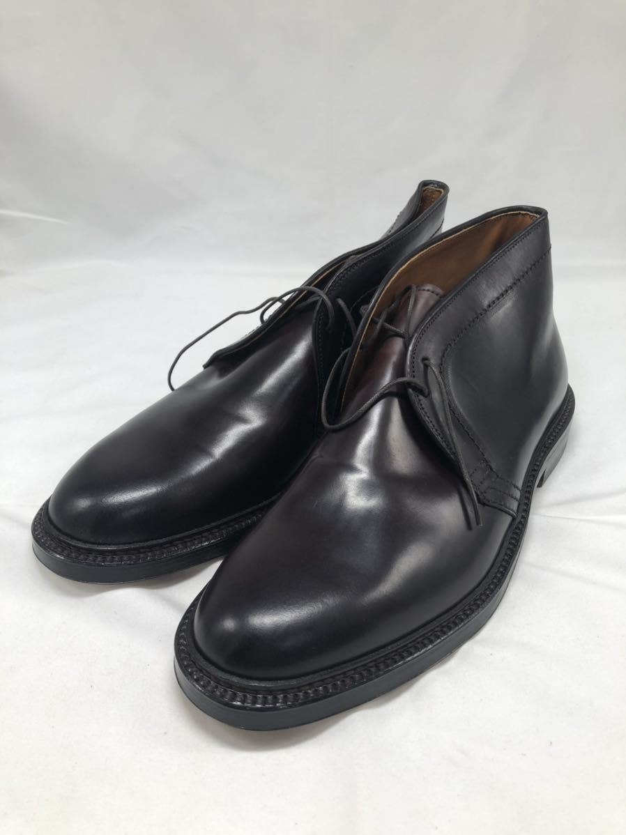 【62】オールデン Alden チャッカブーツ Chukka Boot ブラック BLACK 革靴 レザーシューズ MADE IN U.S.A. 箱あり