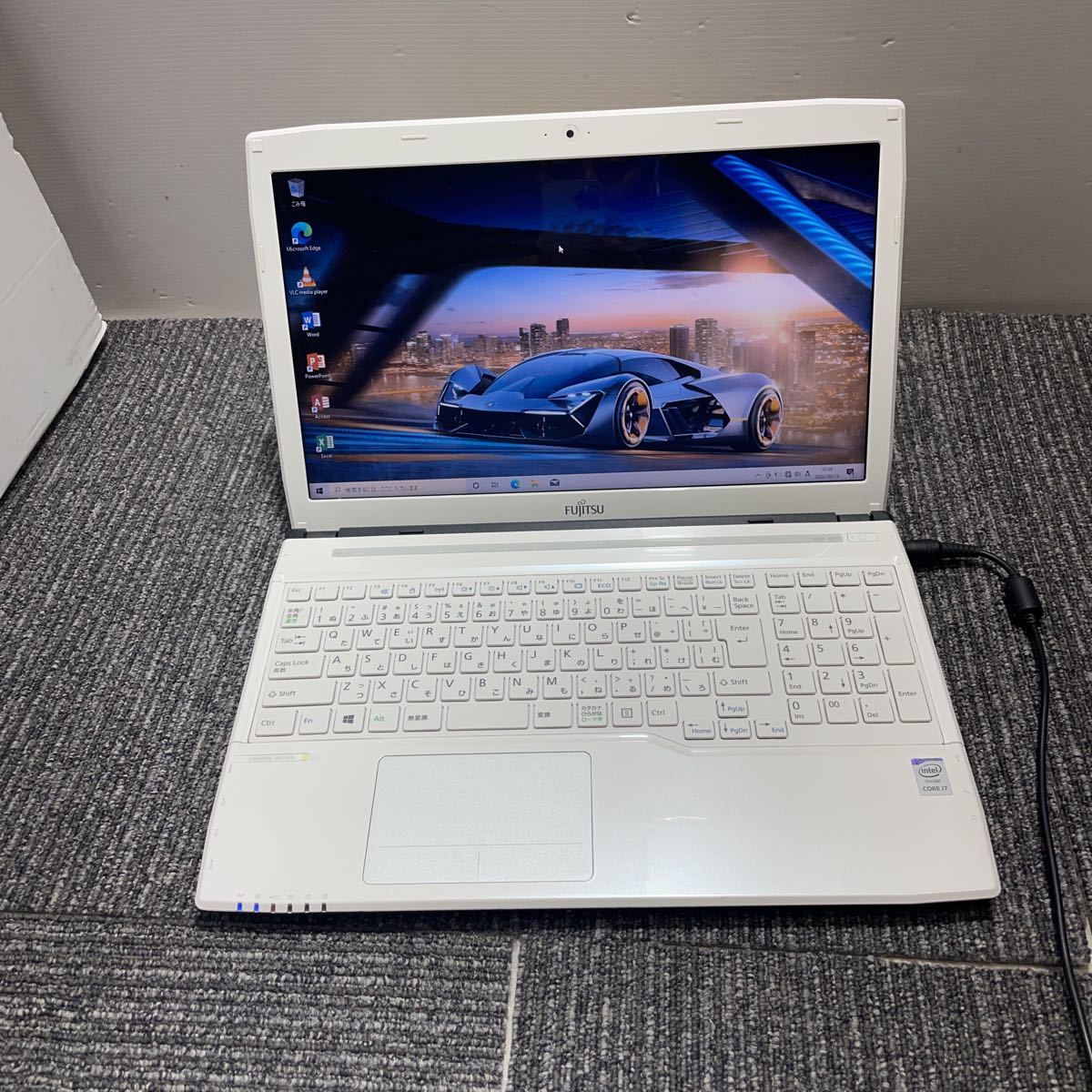 1円スタート!爆速新品SSD512GB/ FUJITSU富士通ノートパソコン AH53/S