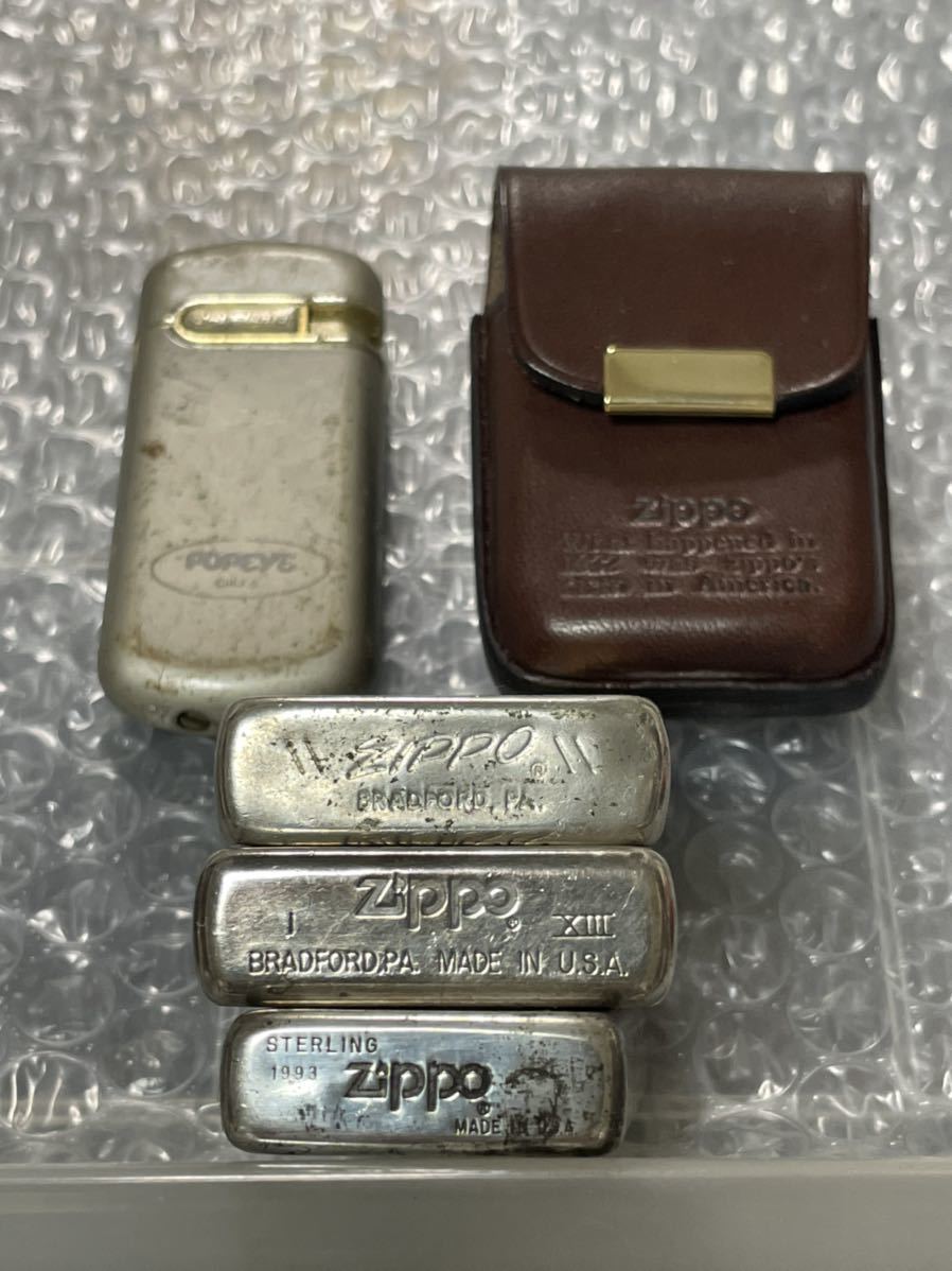 zippo おまとめ 5点 スターリング 含む 年代物 スターリングシルバー