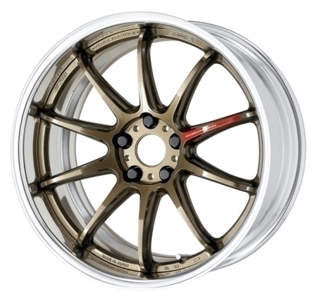 F:10.5J／R:12J×18インチ フルリバース 新品4本 オーダーINSET PCD加工対応 ワークWORK エモーションZR10 2P 色:HGチタンブロンズ_画像10