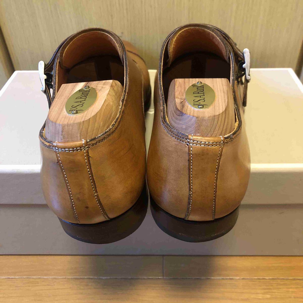 正規 SANTONI サントーニ ダブルモンクストラップ ストレートチップ
