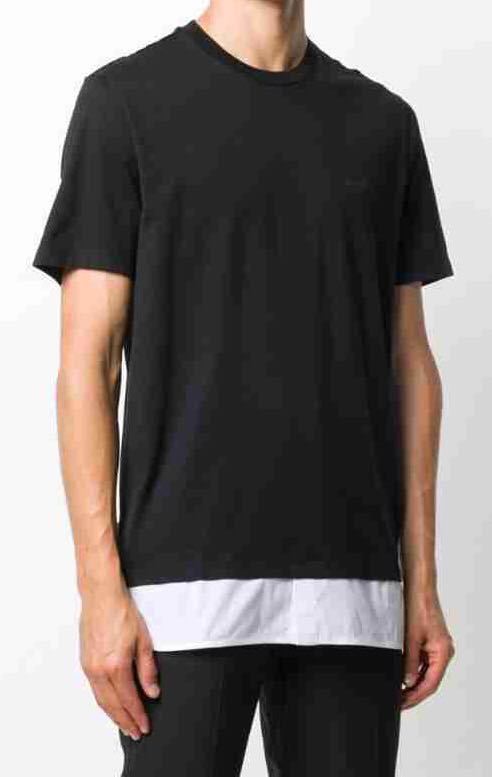 国内正規 20SS Neil Barrett ニールバレット レイヤード Tシャツ 紺 XS