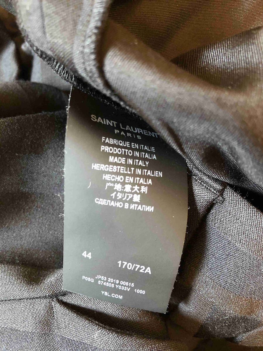 正規 20SS SAINT LAURENT PARIS サンローラン パリ シャドーストライプ