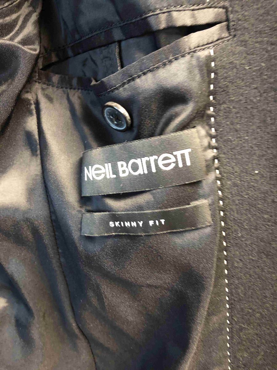  внутренний стандартный 19SS Neil Barrett Neil Barrett nochi гонг peru3B обтягивающий Fit капот tailored jacket чёрный 44 PBGI85CZ C3205