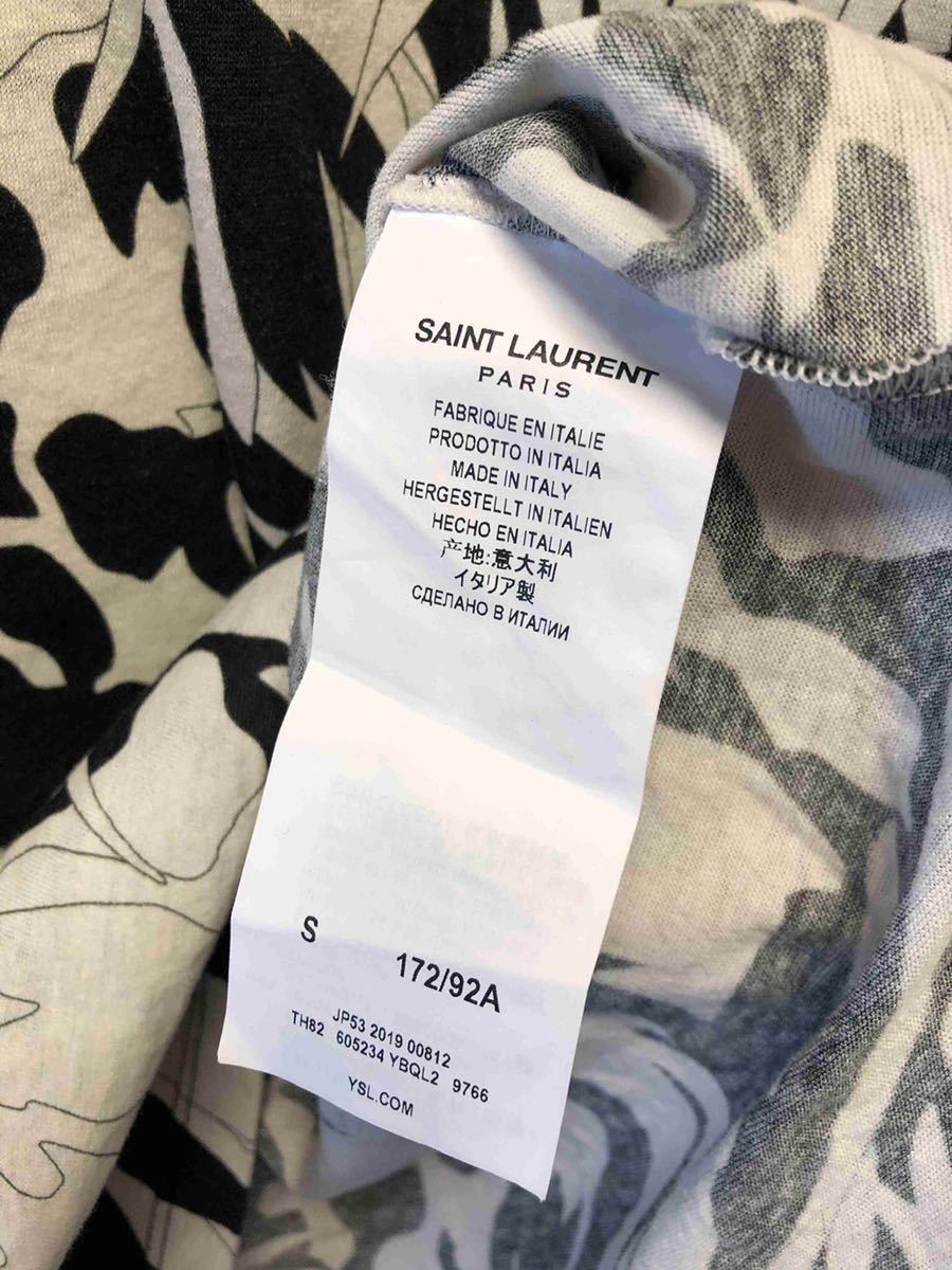 正規 登坂同柄着用 20SS SAINT LAURENT PARIS サンローラン パリ
