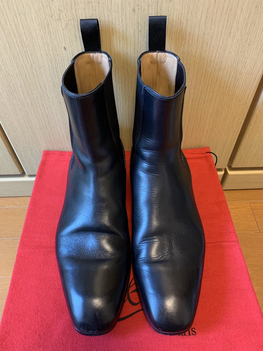 正規 Christian Louboutin クリスチャン ルブタン サイドゴア レザー