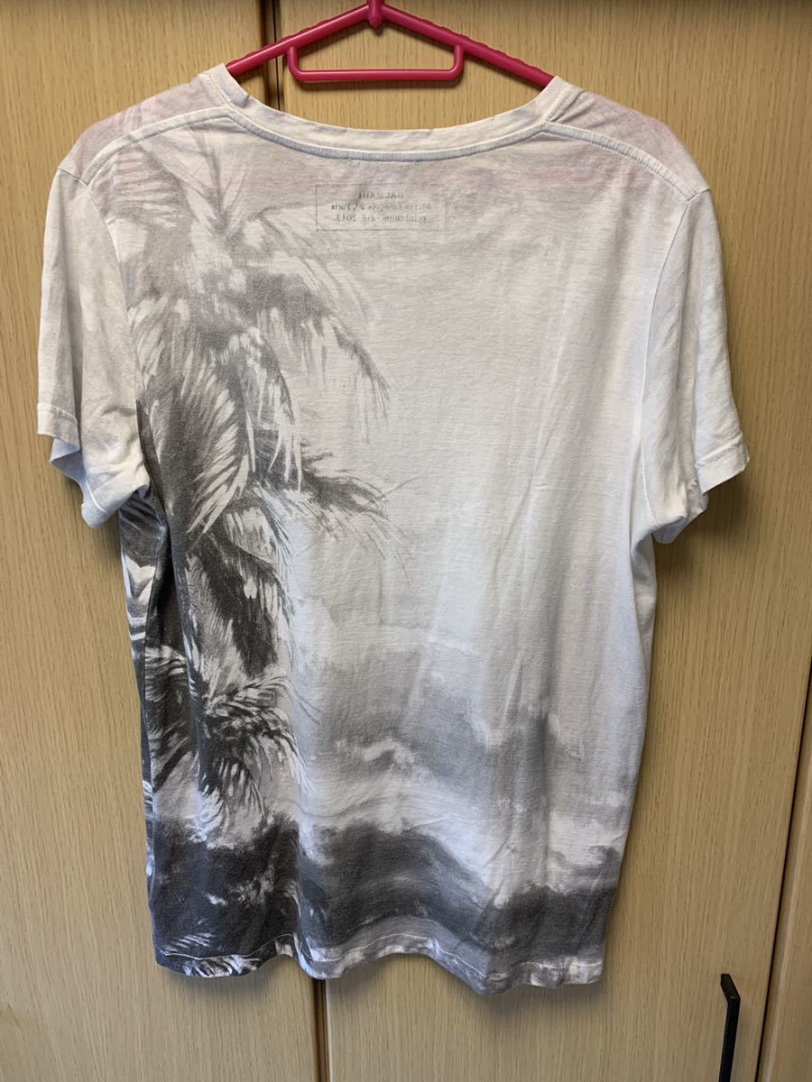 国内正規 BALMAIN バルマン パームツリー Tシャツ XS S3HJ601I109 lram