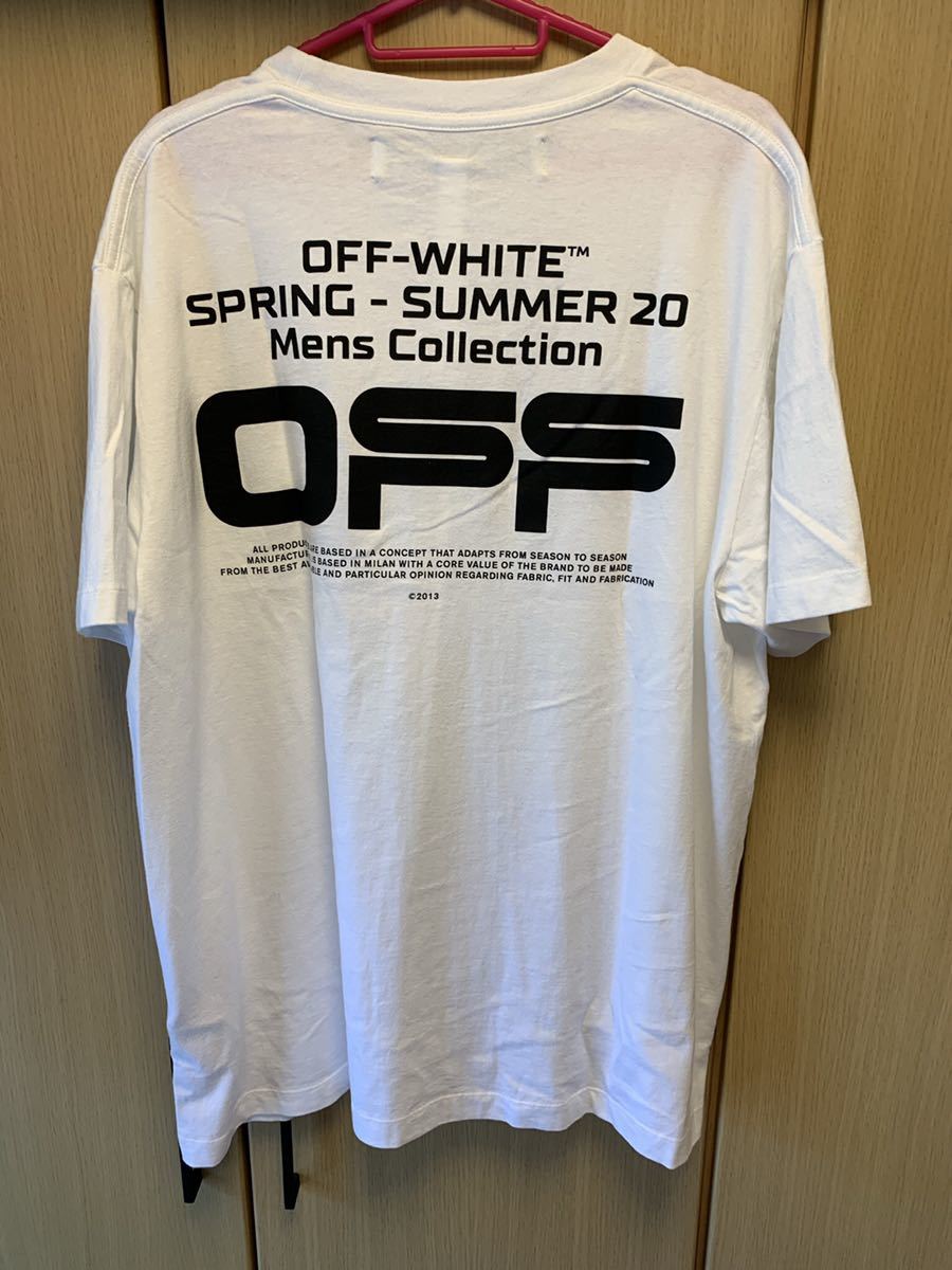 楽天 c/o OFF-WHITE 20SS 正規 VIRGIL OMAA038R20185004 XS 白 Tシャツ ...