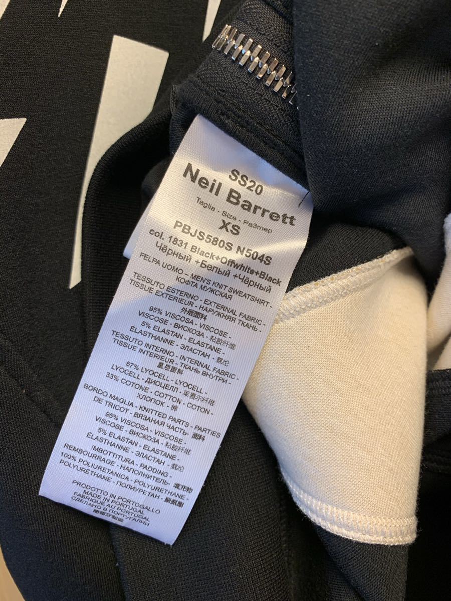 正規 未使用 20SS Neil Barrett ニールバレット ボルト ジオメトリック
