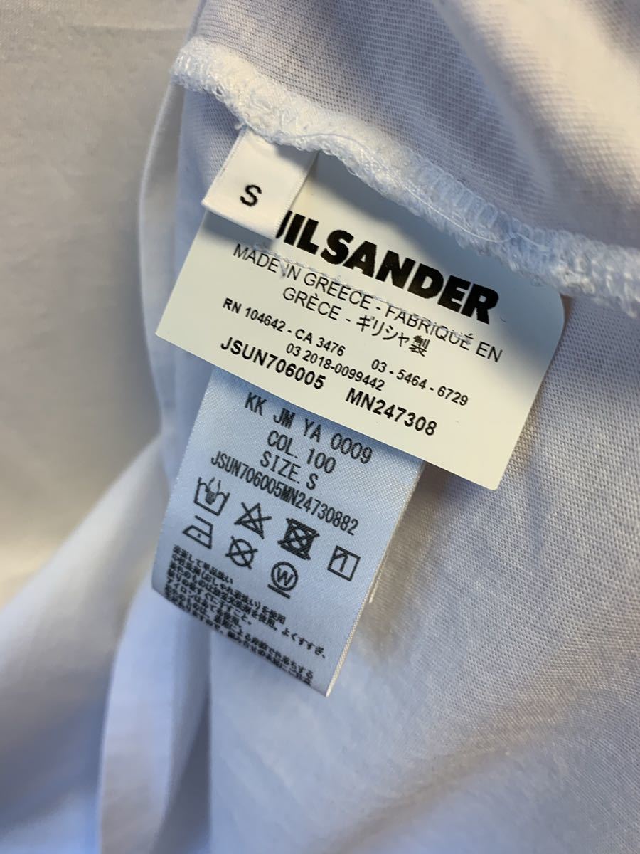 国内正規 18SS JIL SANDER ジルサンダー クルーネック Tシャツ