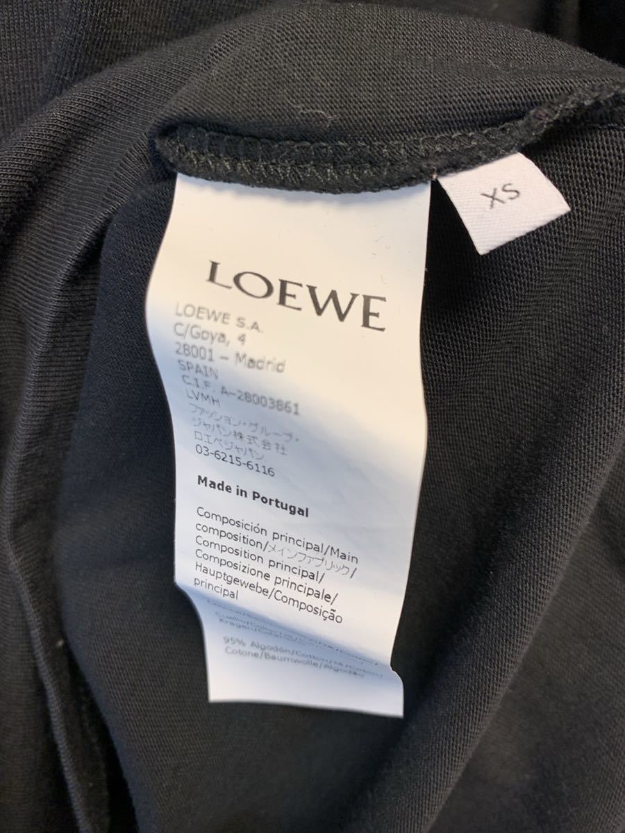 正規 21SS LOEWE ロエベ モノグラム ロゴ クルーネック Tシャツ