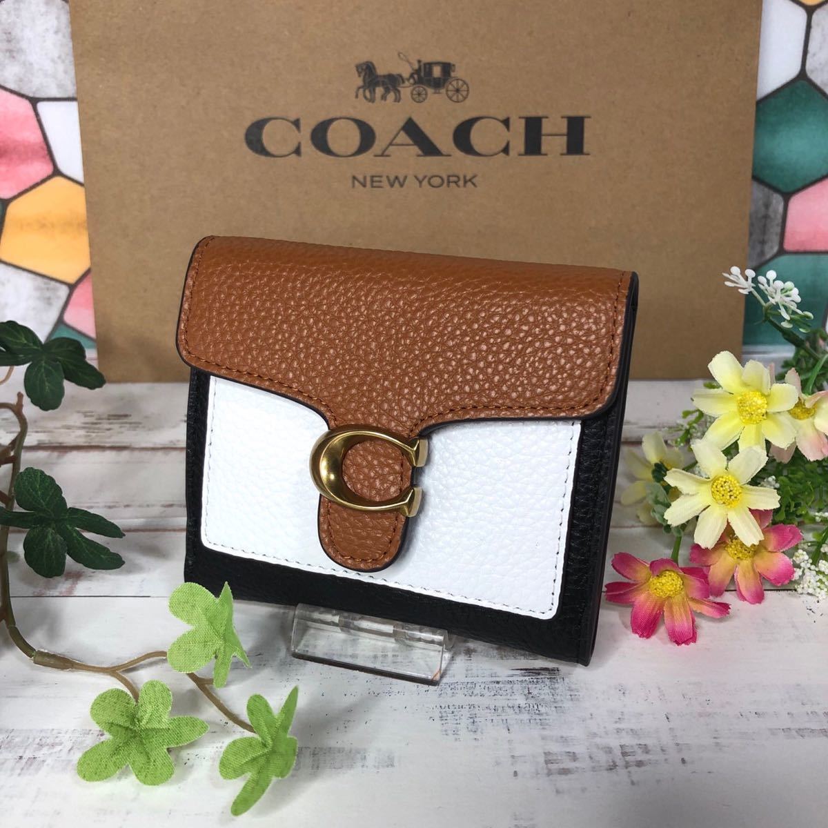 国内代理店版 COACH コーチ ︎✿デニム ブルー シグネチャー 馬車金具2