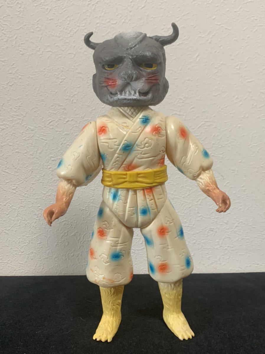 旧バンダイ 変身忍者嵐 ネコマンダラ ソフビ スタンダードサイズ