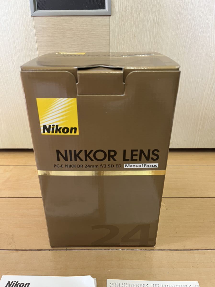 新品未使用品 売り切り ニコン PC-E NIKKOR 24mm f/3.5D ED マニュアルフォーカス_画像1