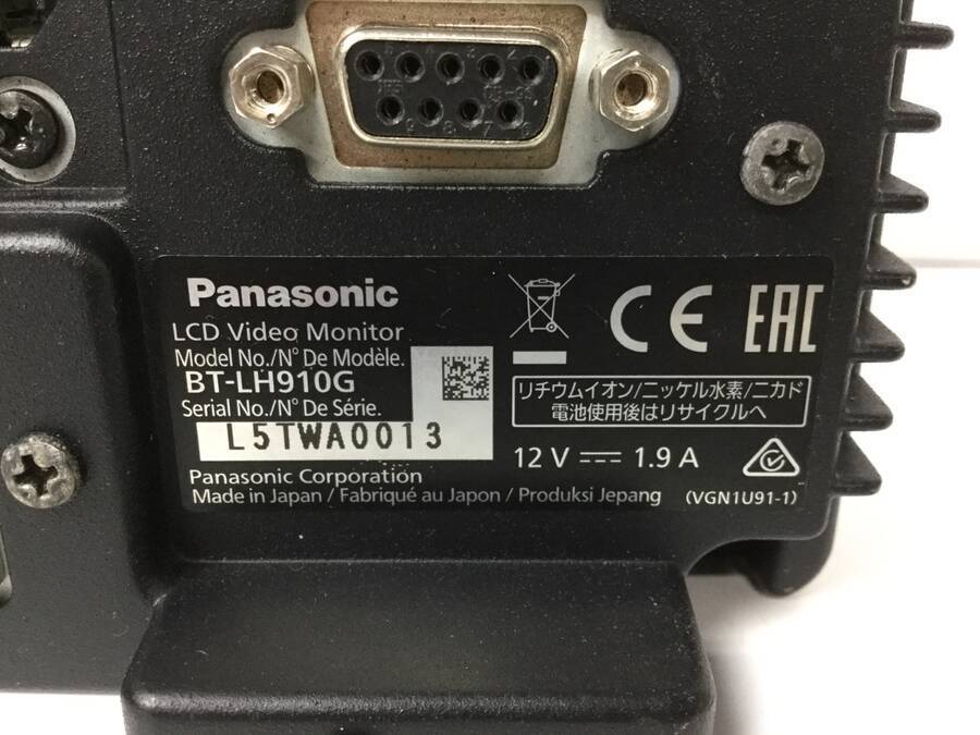 ★Panasonic BT-LH910G・ HD-SDI対応 HDMI対応 9型液晶モニター・放送業務用モニター［HOURS METER