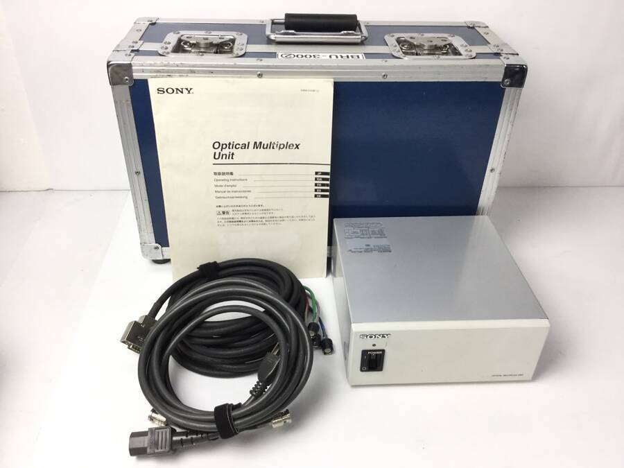 SONY BRC-300/BRU-300 旋回型3CCDカラービデオカメラシステム 取扱説明