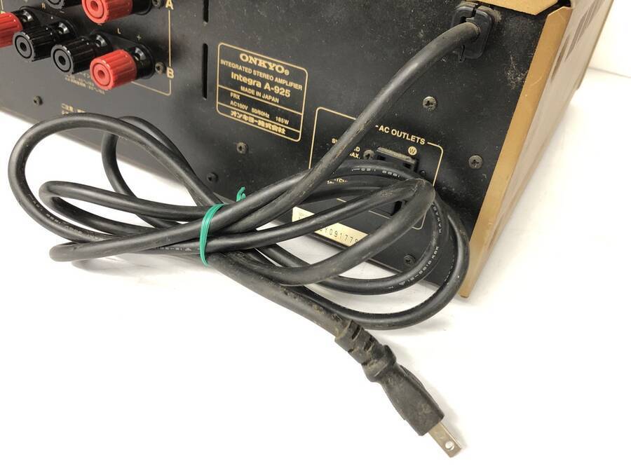 ONKYO INTEGRA A-925 プリメインアンプ 定格出力80W+80W(8Ω時)◇現状品
