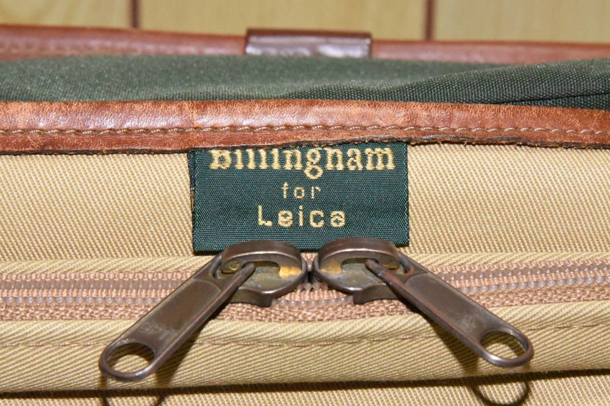 Leica x Billingham ライカ ビリンガム コンビネーションバッグ カーキ