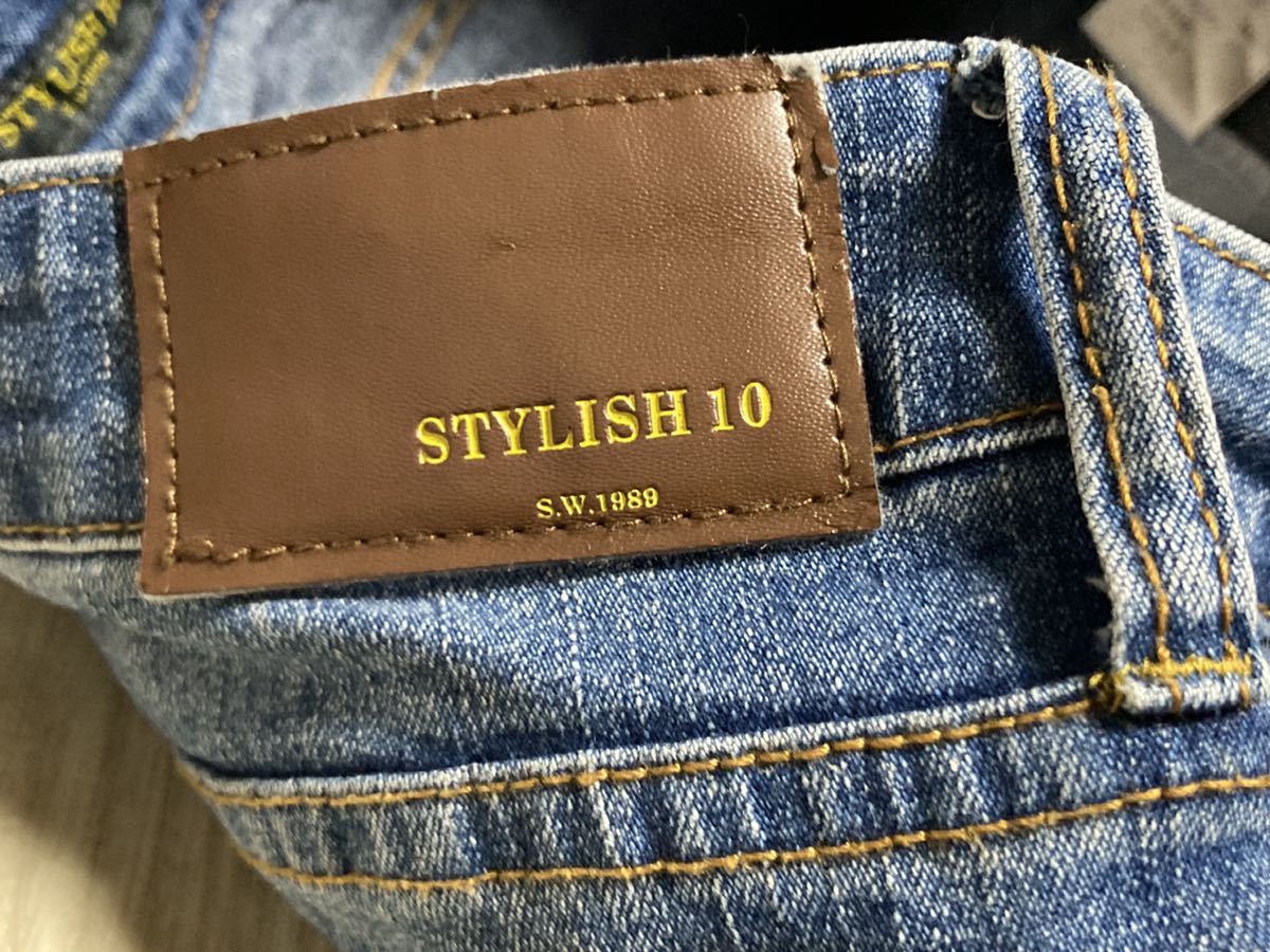 STYLISH 10*(w73) stretch Denim pants 