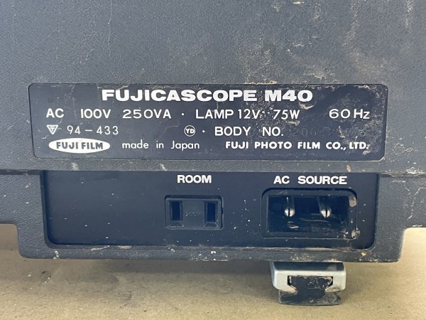 fujicascope　M40　8ミリ映写機　⑧　通電確認済　ジャンク品　22032019_画像8