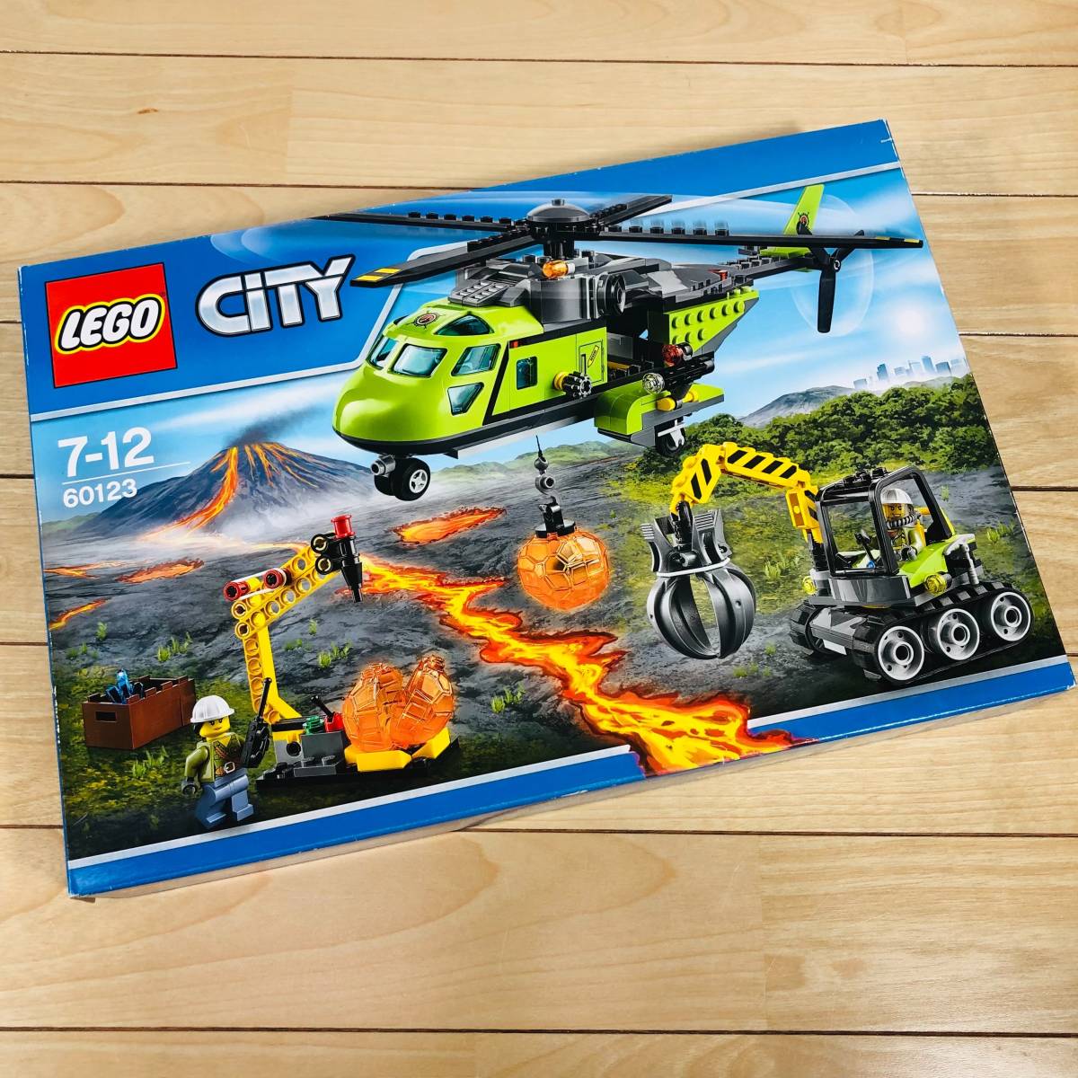 レゴ 60123 シティ 火山調査隊のヘリコプター City 未開封品 | www