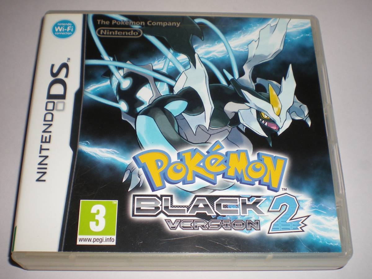 海外 DS ポケットモンスター　ブラック2　英語版　正規品　ポケモン　欧州版　海外版　POKEMON 黒2 BLACK