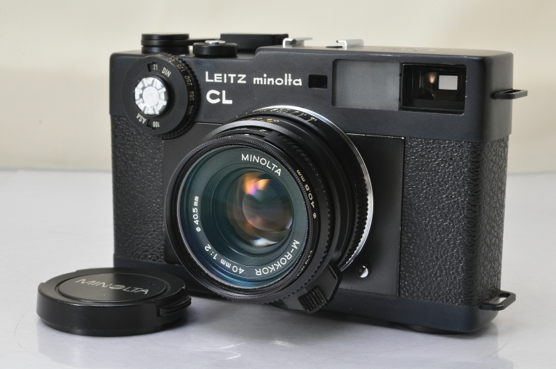 2022年最新海外 ★★中古品 Leitz Minolta CL Rangefinder Camera + M-Rokkor 40mm F/2 Lens♪♪#5264EX ミノルタ