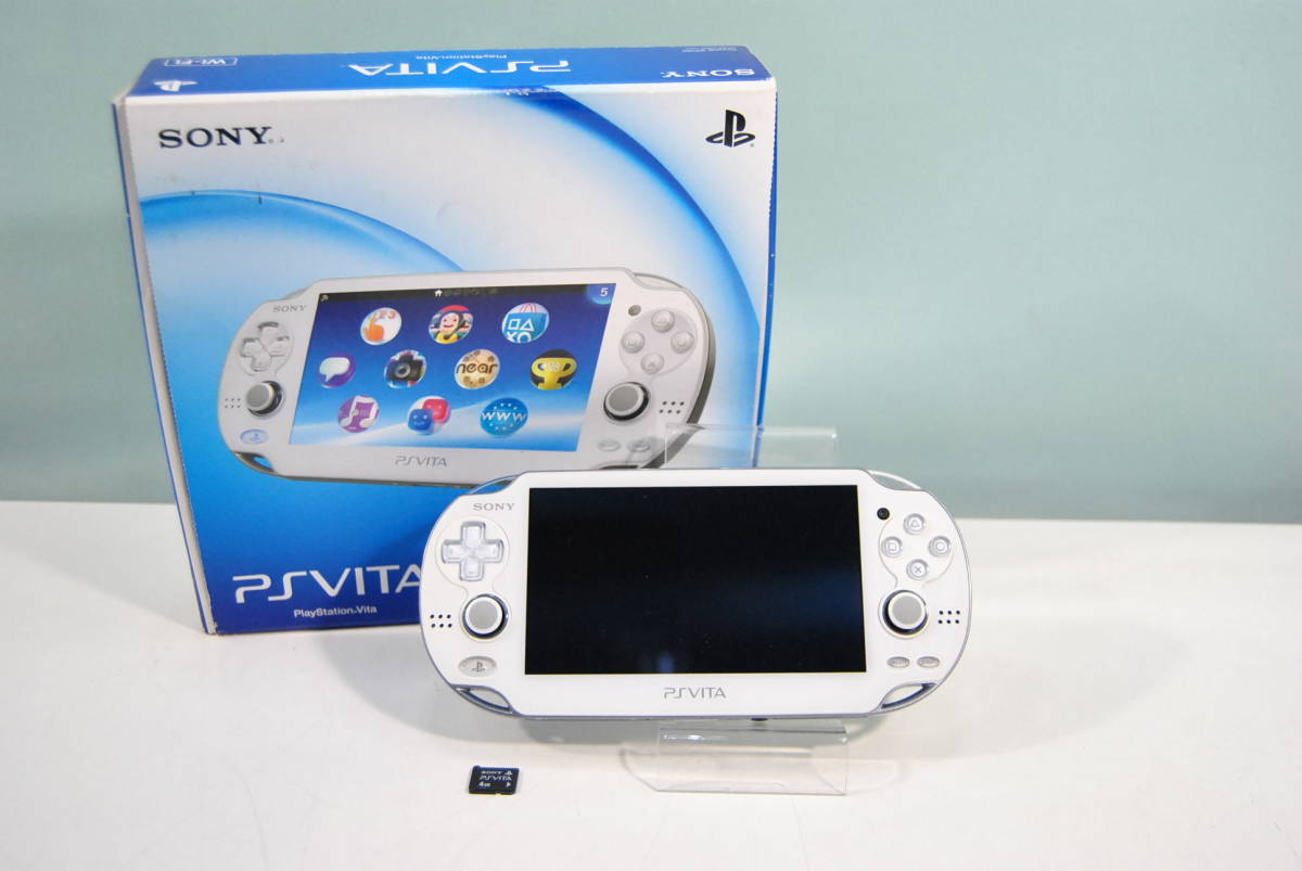 ☆SONY PSVITA PCH-1000 クリスタルホワイト 動作確認済 ic.sch.id